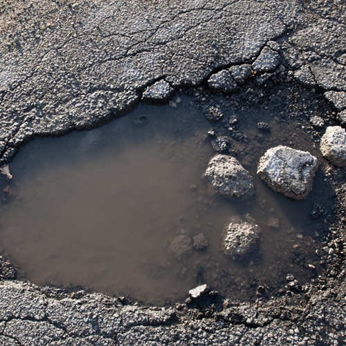 Some Canadian roads may be more liable to develop potholes than others.