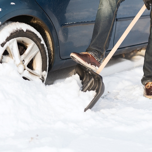 If you're having trouble driving in the snow, you might need winter tires.