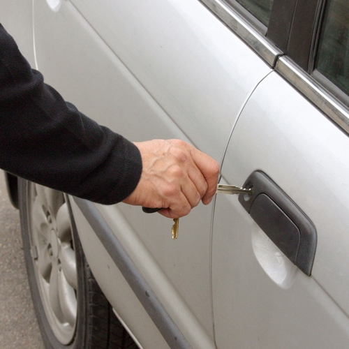 Get in the habit of locking your car doors, no matter how long you think you'll be away from your vehicle.